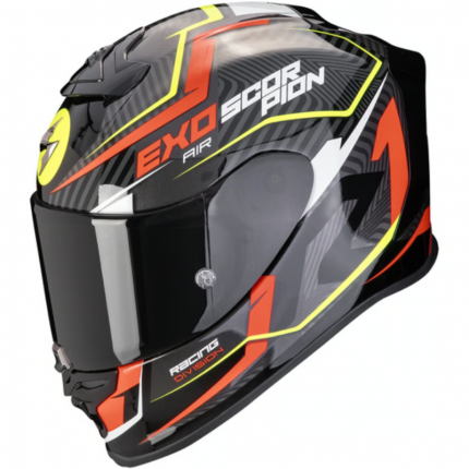 Scorpion EXO-R1 Evo Air Coup Negro/Rojo/Amarillo – Casco Integral